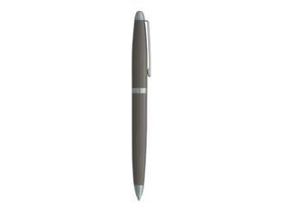 Daniel Hechter Alliance - Parure de stylo à bille et stylo plume - rayures acier gris