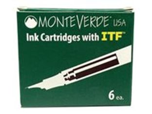 Monteverde - Boîte de 6 cartouches d'encre - vert
