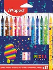 Maped Pixel Party - 12 Feutres en pochette carton