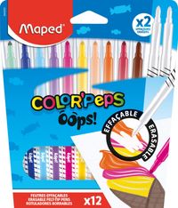 Maped Color'Peps Oops - 10 Feutres effaçables + 2 effaçeurs