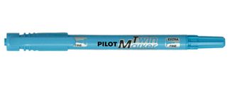 Pilot TWIN MARKER - Marqueur permanent - double pointe fine / extra fine - turquoise