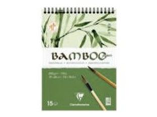 Clairefontaine Bamboo - Bloc encollé aquarelle - 15 feuilles - A3 - 250 gr