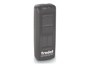 Trodat Pocket Printy 9511 - Tampon auto-encreur - noir - texte à personnaliser - 14 x 38 mm