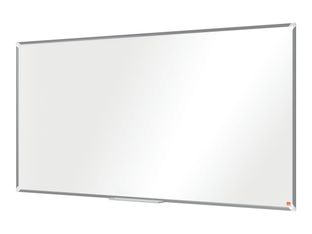 Nobo Premium Plus - Tableau blanc - montable sur mur - 180 x 90 cm - émail - magnétique - blanc