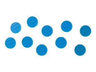 Nobo aimant - 1,3 cm de diamètre - bleu (pack de 10)