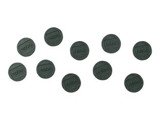 Nobo aimant - 2,4 cm de diamètre - noir (pack de 10)