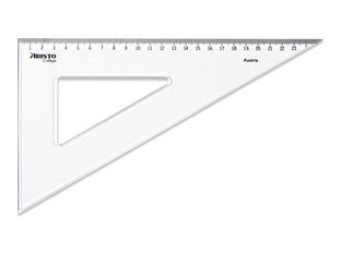 Aristo College - Équerre 25 cm - 60° - transparent