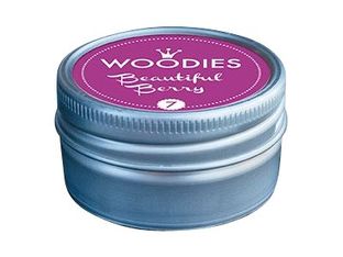 Woodies 7 - Tampon encreur rond - beautiful berry