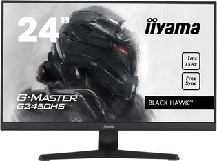 iiyama G-MASTER Black Hawk G2450HS-B1 - Ecran LED 24" - Full HD (1080p) - HDMI, DisplayPort - noir mat