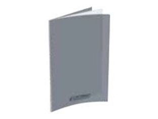 Conquérant Classique - Cahier polypro 24 x 32 cm - 48 pages - grands carreaux (Seyes) - gris