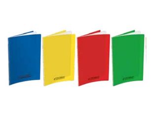 Conquérant Classique - Cahier polypro 24 x 32 cm - 48 pages - grands carreaux (Seyes) - disponible dans différentes couleurs