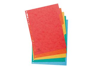 Exacompta Nature Future - Intercalaire 5 positions - A4 - carte lustrée colorée