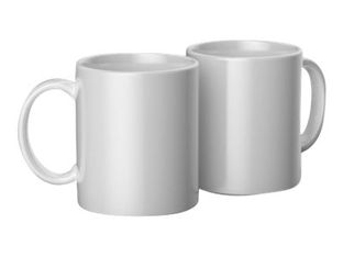 Cricut - 2 mugs céramiques - 340 ml - blanc