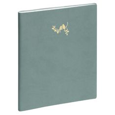 Agenda de bureau Elise - 1 semaine sur 2 pages - 18,5 x 22,5 cm - bleu - Exacompta