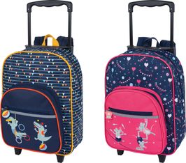 Sac maternelle à roulettes Circus - 1 compartiment - crocodile ou souris - Oberthur