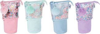 Trousse rétractable Confettis - 1 compartiment - différents modèles disponibles - Oberthur