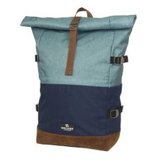 Sac à dos Walker Roll up Eco - 2 compartiments - gris/bleu foncé - Carpentras