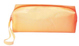Trousse rectangulaire School Eva Mesh - 1 compartiment - orange - Carpentras