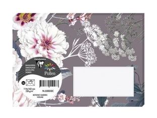 Pollen Botanic Garden Collection - 20 Enveloppes - 114 x 162 mm - violine
