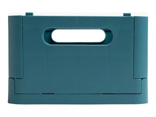 Exacompta Skandi - Boîte de rangement pliable pour A5+ - bleu Pacifique