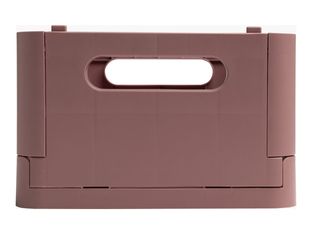 Exacompta Skandi - Boîte de rangement pliable - format midi (A5+) - vieux rose