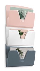 CEP - Lot de 3 corbeilles murales minéral