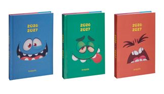 Agenda Monsters - 1 jour par page - 12 x 17,5 cm - 3 modèles disponible - Brepols