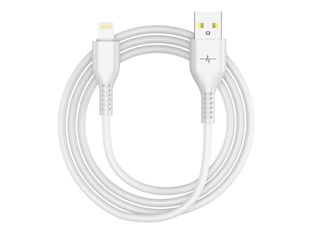 Wave Concept - Câble de charge - USB vers Lightning - 1 m - blanc 