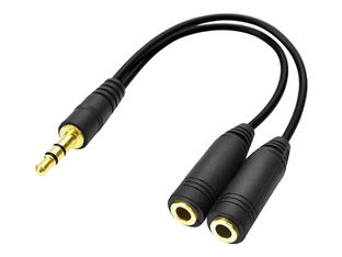 Wave Concept - Câble audio jack 3,5 male vers double jack 3,5 femelle