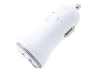 Wave Concept - Chargeur alume cigare pour voiture - 2 USB - blanc
