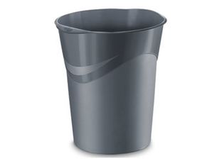 Mineral by Cep - Corbeille à papier - 14 L - gris orage