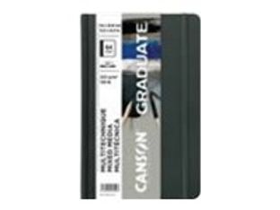 Canson Graduate - Mixed media book - 140 x 216 mm - portrait - 64 pages - gris