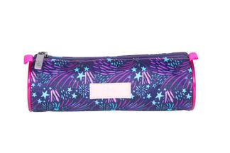 Trousse ronde Ettavee Bright - 1 compartiment - violet - Kid'Abord