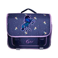 Cartable Cybel - 38 cm - 2 compartiments - bleu - Bagtrotter