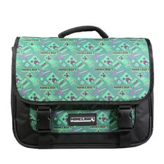 Cartable Minecraft - 38 cm - 2 compartiments - vert - Bagtrotter