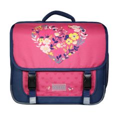 Cartable Phileas - 38 cm - 2 compartiments - cœur - Bagtrotter