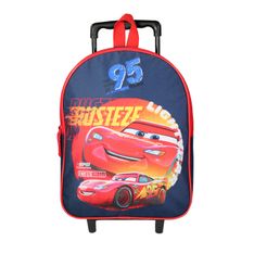 Sac maternelle à roulettes Cars - 1 compartiment - bleu - Bagtrotter