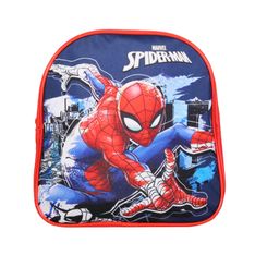 MOCHILA GUARDERIA AZUL/ROJO  SPIDERMAN 24X7X24