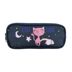 Trousse Lili Lou - 2 compartiments - bleu - Bagtrotter