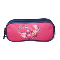 Trousse Phileas - 2 compartiments - cœur - Bagtrotter