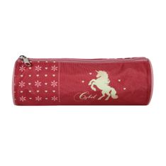 Trousse ronde Cybel - 1 compartiment - rose - Bagtrotter