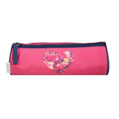 Trousse ronde Phileas - 1 compartiment - cœur - Bagtrotter