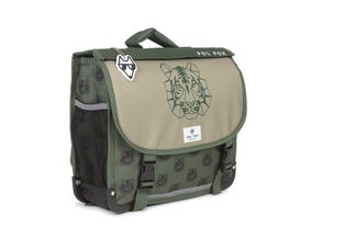 Cartable réversible Tiger - 41 cm - 2 compartiments - vert - Pol Fox