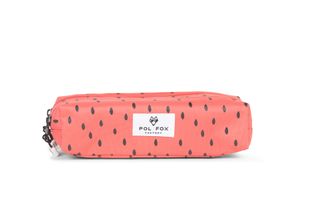 Trousse Tutti Frutti - 2 compartiments - rouge - Pol Fox