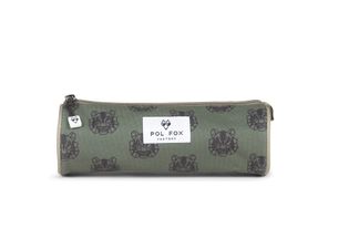 Trousse Tiger - 2 compartiments - vert - Pol Fox
