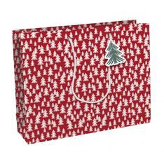 Clairefontaine Excellia - Sac cadeau - achats - 37.3 cm x 11.8 cm x 27.5 cm - altitude - rouge