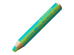 STABILO woody 3 in 1 duo - Crayon de couleur - turquoise/vert clair