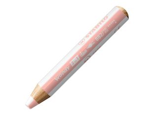 STABILO woody 3 in 1 duo - Crayon de couleur - blanc/abricot