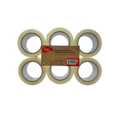 Sign - 6 Rubans adhésifs - 48 mm x 66 m - transparent