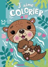 J'aime colorier 3-5 ans : Loutres